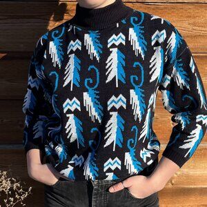 Vintage Tree Inspired Turtleneck